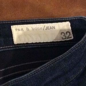 Rag & Bone Jeans sz 32 dark wash skinny jeans
